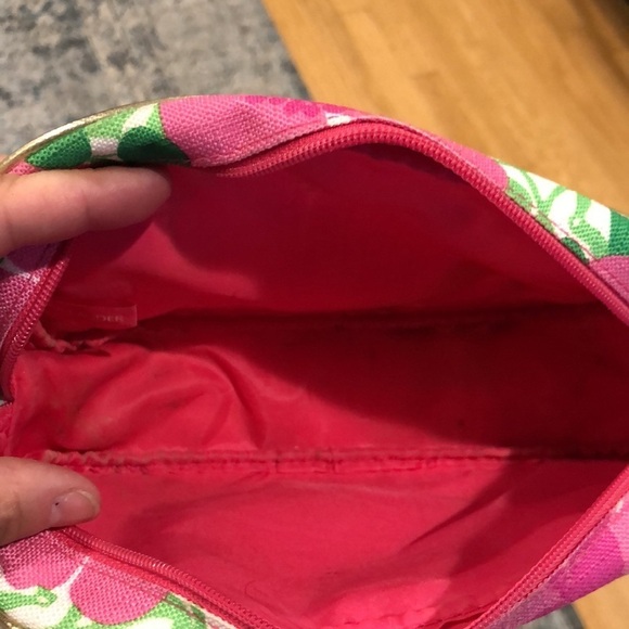 Lilly Pulitzer Estée Lauder Small Cosmetic Makeup Bag - Picture 4 of 4